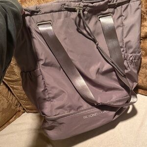 Beyond Yoga 2 Way Gym Bag with Shoe & Water bottle compartments